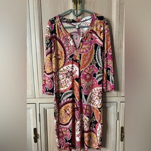 NWT Banana Republic Paisley Dress Size Petite XS